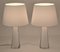 White Doublecoated Glass Table Lamps by Carl Fagerlund for Orrefors, 1950s, Set of 2 5