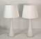 Swedish Modern Glass and Teak Table Lamps by Bernt Nordstedt for Bergboms, Set of 2 6