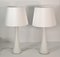 Swedish Modern Glass and Teak Table Lamps by Bernt Nordstedt for Bergboms, Set of 2, Image 6