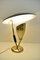 Lampada da tavolo in ottone e acciaio di Svend Aage Holm Sörensen per Holm Sørensen & Co, Danimarca, anni '50, Immagine 1