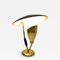 Lampada da tavolo in ottone e acciaio di Svend Aage Holm Sörensen per Holm Sørensen & Co, Danimarca, anni '50, Immagine 7