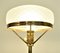 Swedish Grace Brass and Glass Table Lamp from Pukeberg, 1920s, Image 5