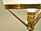 Swedish Grace Brass and Glass Table Lamp from Pukeberg, 1920s 7