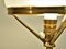 Swedish Grace Brass and Glass Table Lamp from Pukeberg, 1920s, Image 7