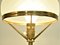 Swedish Grace Brass and Glass Table Lamp from Pukeberg, 1920s, Image 6