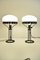 Art Noueau Swedish Wrought Iron and Blown Glass Table Lamps, 1915, Set of 2 3