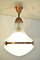 German Luzette Copper Pendant Lamp Short Rod by Peter Behrens for Behr 3