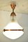 Lámpara colgante Luzette alemana de cobre con varilla corta de Peter Behrens para Behr, Imagen 3
