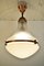 German Luzette Copper Pendant Lamp Short Rod by Peter Behrens for Behr 4