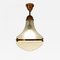 German Luzette Copper Pendant Lamp Short Rod by Peter Behrens for Behr, Image 5