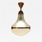 Lámpara colgante Luzette alemana de cobre con varilla corta de Peter Behrens para Behr, Imagen 5