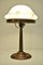 Lámpara de mesa Grace sueca de cobre y vidrio soplado, años 20, Imagen 1