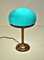 Swedish Grace Copper and Hand Blown Glass Table Lamp, 1925 4