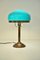 Swedish Grace Copper and Hand Blown Glass Table Lamp, 1925 2