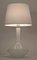 Große Kunstglas Tischlampe von Johansfors, Schweden, 1960er 3