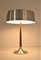 Large Teak and Brushed Aluminium Table Lamp by Asea, 1950s 3