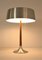 Lampada da tavolo grande in teak e alluminio spazzolato di Svend Aage Holm Sörensen per Asea, anni '50, Immagine 6