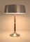 Large Teak and Brushed Aluminium Table Lamp by Asea, 1950s 2