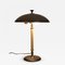 Swedish Grace Brass Table Lamp by Harald Notini for Böhlmarks, Sweden, Image 1
