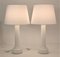 Large Art Glass Table Lamps by Bergboms, Sweden, 1960s, Set of 2 2