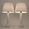 Large Art Glass Table Lamps by Bergboms, Sweden, 1960s, Set of 2 3