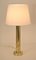 Large Modern Swedish Brass Table Lamp by Kosta Elarmatur, 1940s, Image 4