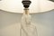 Jugendstil Art Deco Milchglas Tischlampe im Stil von Lalique 4