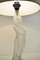 Art Nouveau Art Deco Frosted Glass Table Lamp in the style of Lalique, Image 6