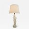 Lampe de Bureau Art Nouveau Art Déco en Verre Givré dans le style de Lalique 1
