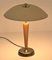 Swedish Grace Period Brass and Oakwood Table Lamp by Böhlmarks, 1920s 2