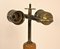 Schwedische Grace Period Tischlampe aus Messing & Eichenholz von Böhlmarks, 1920er 7