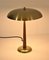 Swedish Modern Brass and Teak Model 8441 Table Lamp by Boréns, 1940s 2