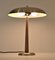 Swedish Modern Brass and Teak Model 8441 Table Lamp by Boréns, 1940s, Image 3