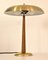 Swedish Modern Brass and Teak Model 8441 Table Lamp by Boréns, 1940s 6