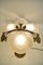 Art Nouveau Bronze and Frosted Glass Table Lamp, 1950s, Image 6
