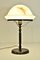 Swedish Grace Copper and Hand Blown Glass Table Lamp, 1920s 5