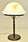 Swedish Grace Copper and Hand Blown Glass Table Lamp, 1920s 4