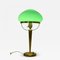 Swedish Grace Brass and Blown Glass Table Lamp, 1925 5