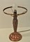 Große Jugendstil Tischlampe aus Kupfer & Glas, Schweden, 1920er 8