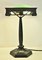 Swedish Grace Period Bronze, Patinated Metal and Glass Table Lamp 2
