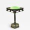 Swedish Grace Period Bronze, Patinated Metal and Glass Table Lamp 1