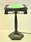 Swedish Grace Period Bronze, Patinated Metal and Glass Table Lamp 4