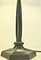 Swedish Grace Period Bronze, Patinated Metal and Glass Table Lamp, Image 5