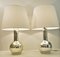 Mercury Glass Table Lamps by Luxus by Uno & Östen Kristiansson, Set of 2, Image 3