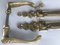 Art Nouveau Brass Handles and Signboards, 1950s, Set of 4, Image 21