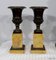 Empire Mantelpiece Set in Yellow Marble and Bronze, Early 19th Century, Set of 3, Image 29