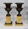 Empire Mantelpiece Set in Yellow Marble and Bronze, Early 19th Century, Set of 3, Image 30