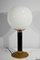 Lámpara de escritorio de metal y latón, años 50, Imagen 14