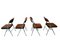 Chaises Pliantes Mid-Century en Chrome & Needlecord, 1970s, Set de 4 3