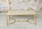 Mid-Century White Marble & Brass Coffee Table, 1960s, Image 2